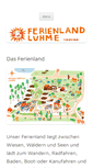 Mobile Screenshot of ferienland-luhme.de